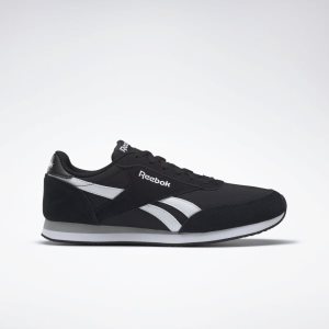 Adidasy Męskie Reebok Royal Classic Jogger 2 Czarne/Białe/Szare PL 83IJKSC